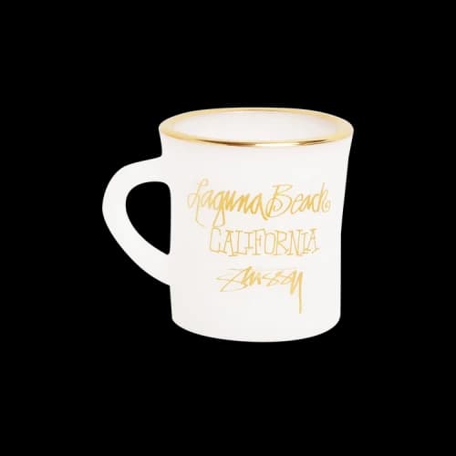 Stussy Laguna Milk Glass Mug 'White'