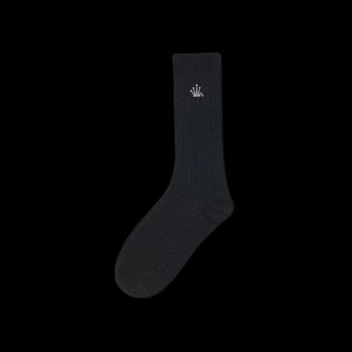 Stussy Metallic Crown Dress Sock 'Black'