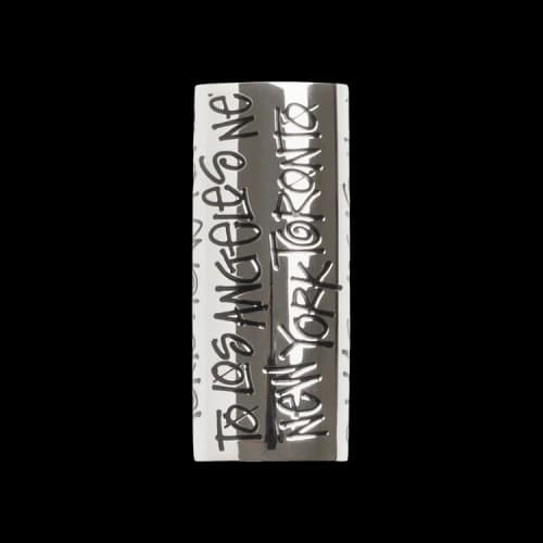Stussy City Metal Lighter Case 'Silver'