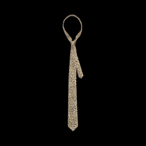 Stussy Jacquard Leopard Tie 'Tan Leopard'