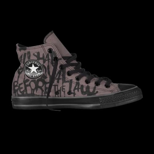 Converse Chuck Taylor All Star Hi 'Rock Script Print - Grey'