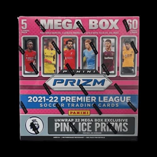2021-22 Panini Prizm Premier League Soccer Mega Box (Pink Ice Prizms)