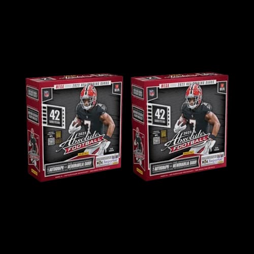 2023 Panini Absolute Football Mega Box (Black Parallels) 2x Lot