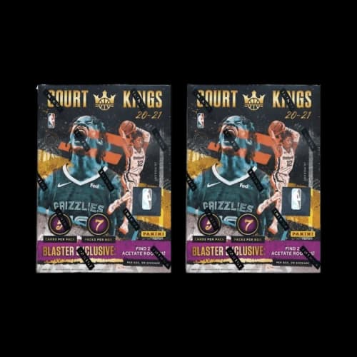 2020-21 Panini Court Kings Basketball International Blaster Box 2x Lot