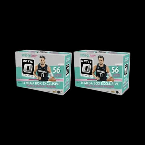 2020-21 Panini Donruss Optic Basketball Mega Box (Purple Shock Prizms) 2x Lot