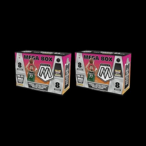 2020-21 Panini Mosaic Basketball Target Mega Box (Reactive Yellow Prizms) (8 Packs) 2x Lot