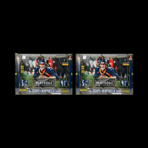 2020 Panini Playbook Football Mega Box Purple Parallels 2x Lot