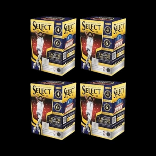 2020-21 Panini Select Basketball Blaster Box (Flash Prizms) 4x Lot