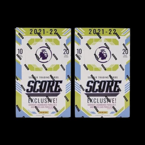 2021-22 Panini Score Premier League Soccer Retail Box (UK Exclusive) 2x Lot