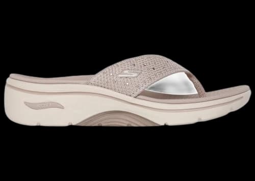Skechers Go Walk Arch Fit 2.0 Sandal Claire Taupe (Women's)