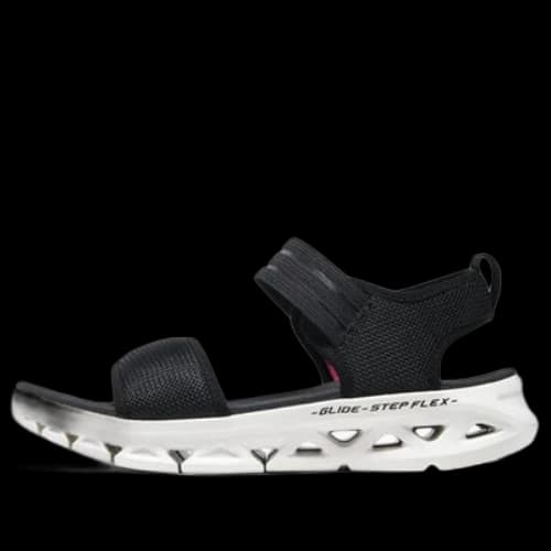Skechers Go Glide-Step Flex Sandal 'Black White' (Women's)