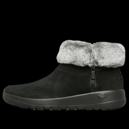 Skechers On-The-Go Joy Snow Boots Fur 'Black White' (Women's)