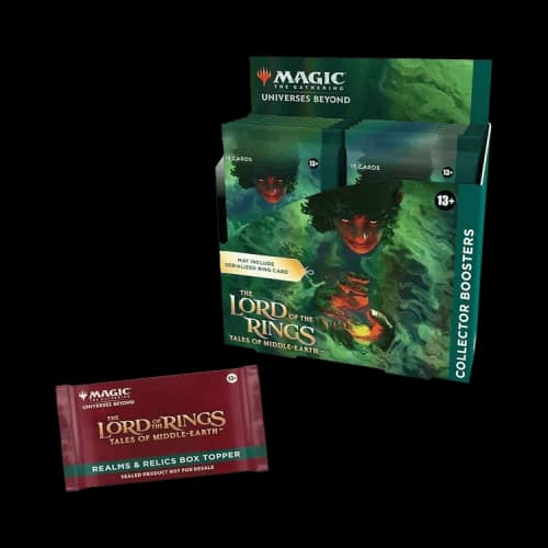 Magic: The Gathering The Lord Of The Rings Tales Of Middle-Earth Collector Booster Box (12 Packs + Topper)
