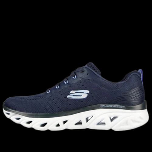 Skechers Glide-Step Sport-New Facets Shoes 'Navy Black' (Women's)