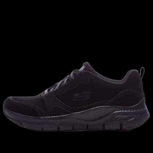 Skechers Arch Fit High Spirits Suede Leather 'Black' (Women's)