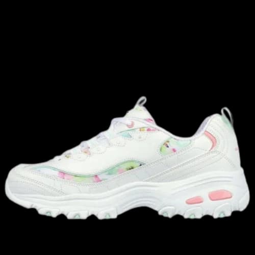 Skechers D'Lites Blooming Fields Sneakers 'White Multi' (Women's)
