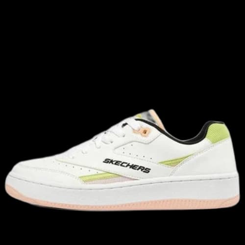 Skechers Sport Court 92 'White Yellow Pink' (Women's)