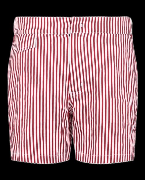 Slowear Incotex Mare Swim Trunks Dark Red