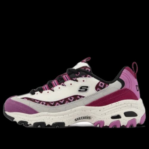 Skechers DLITES x Diane von Furstenberg 'White Black Pink' (Women's)