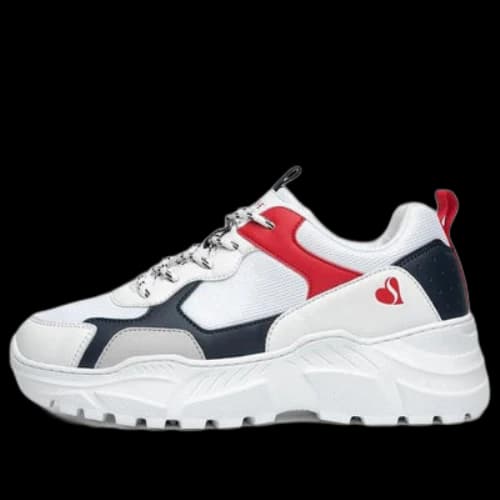 Skechers B-Rad Running Shoes White/Red (Women's)
