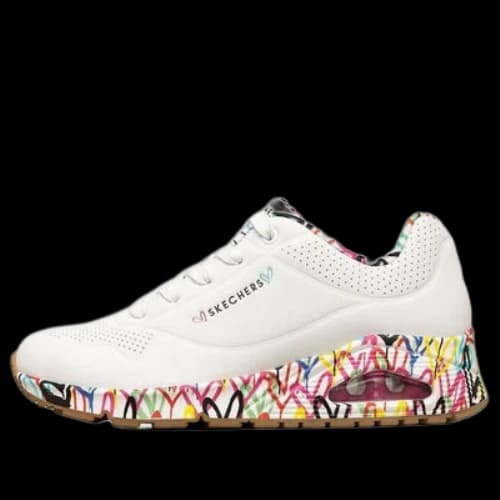 James Goldcrown x Skechers Uno Low Running Shoes White (Women's)