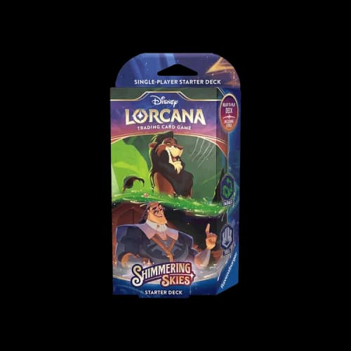Disney Lorcana: Shimmering Skies Starter Deck 'Emerald & Steel'