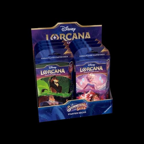 Disney Lorcana: Shimmering Skies Starter Deck Display
