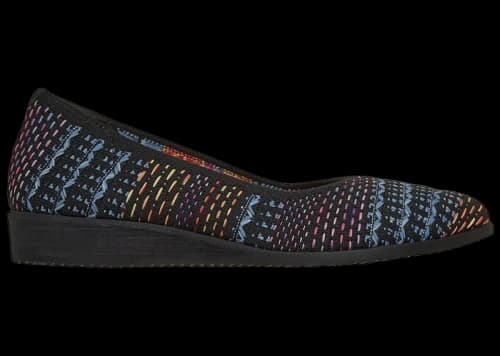 Skechers Cleo Sawdust Quiet Wonder Black Multi (Women's)
