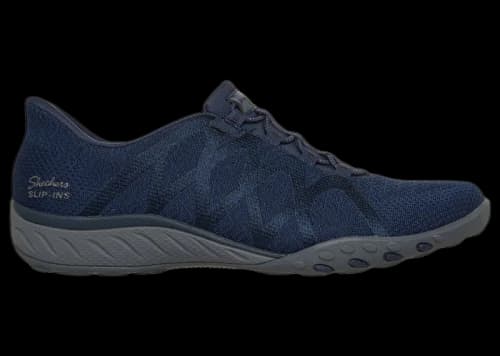 Skechers Slip-ins Relaxed Fit Breathe-Easy Eter-Knity Navy (Women's)
