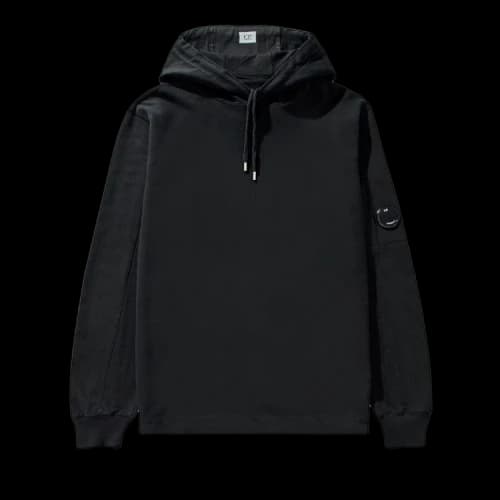 C.P. Company Logo Patch Hoodie 'Black'