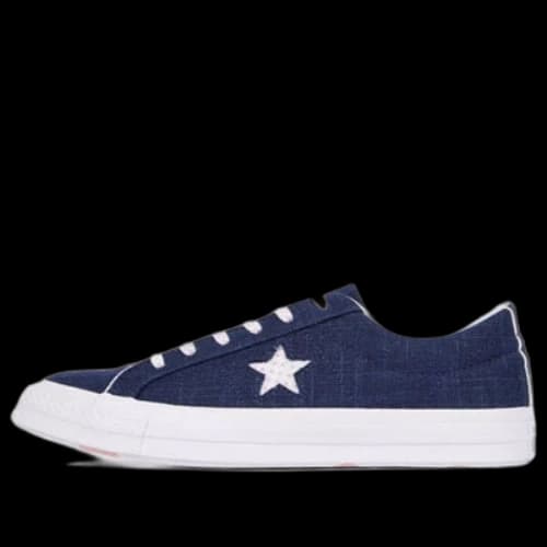 Converse One Star Ox Canvas Shoe Blue/White