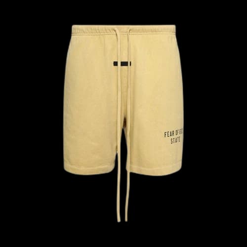 Fear of God Essentials Heavy Jersey Soccer Short 'Amber'