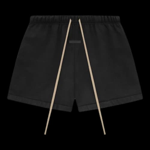 Fear of God Essentials Heavy Fleece Soccer Short Black