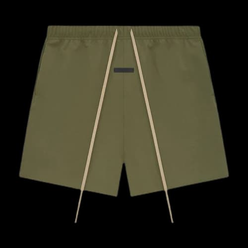 Fear of God Essentials Bonded Nylon Soccer Short 'Military'