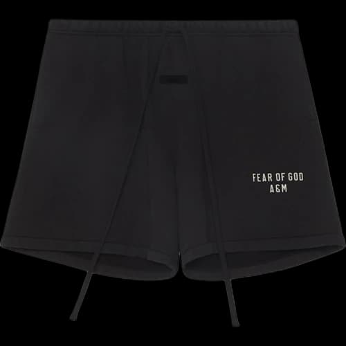 Fear of God Essentials Heavy Fleece Soccer Shorts Black