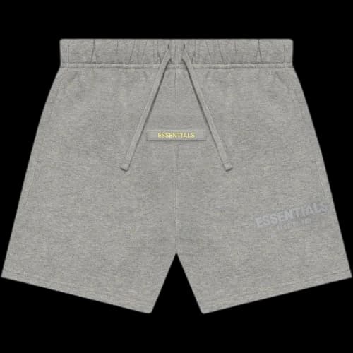 Fear of God Essentials Kids Sweatshort 'Dark Heather Oatmeal'