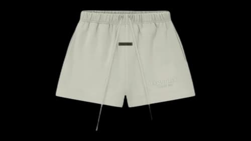 Fear of God Essentials Womens Classic Fleece Sweatshort Abbey Stone