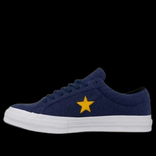 Converse One Star Ox Retro Low Tops Casual Skateboarding Shoes Unisex Deep Blue