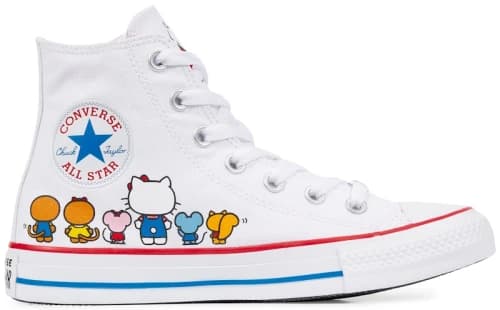 Converse Chuck Taylor All Star Hi Hello Kitty White