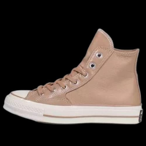 Converse Chuck 70 Hi High Top Leather Champagne Tan