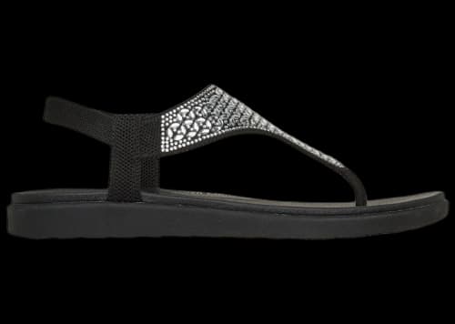 Skechers Meditation Luxe Modern Event Black Crystal (Women's)