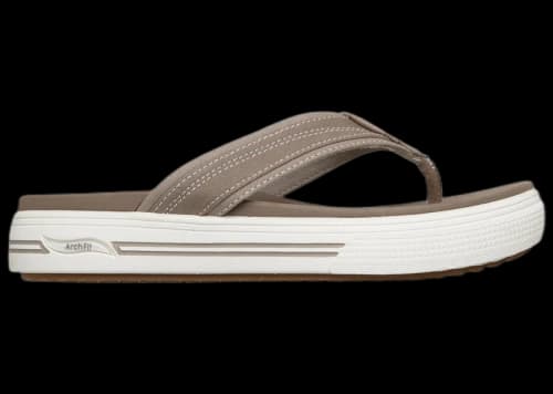 Skechers Arch Fit Arcade Sandal Perfect, See Ya Dark Taupe (Women's)