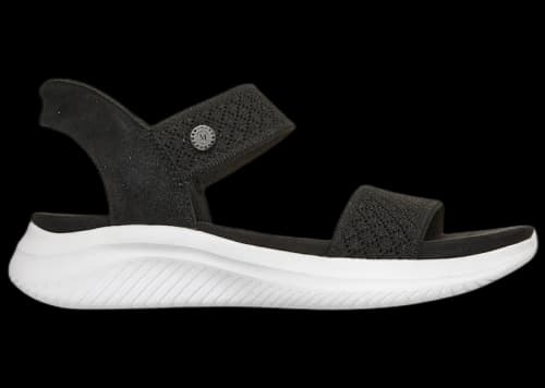 Skechers Slip-ins Martha Stewart Ultra Flex 3.0 Shine On Us Black White (Women's)