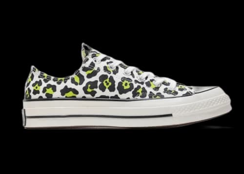 Converse Chuck Taylor All Star 70 Ox Leopard White Bold Lime