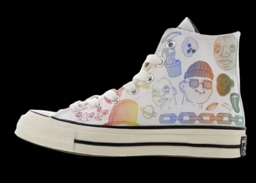 Converse Chuck Taylor All Star 70 Hi Tyler the Creator Artist Series White Multicolor