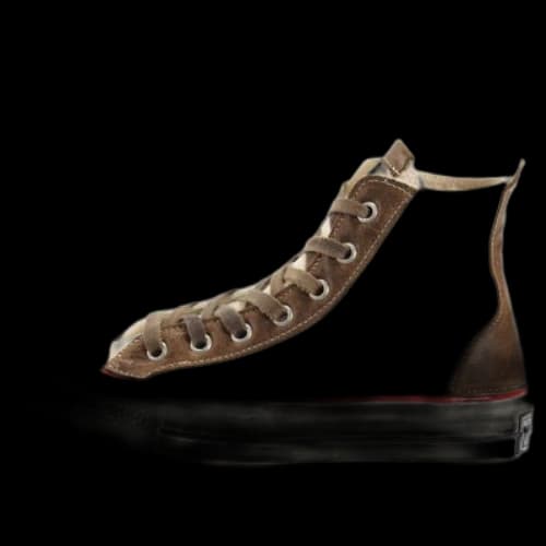 Converse Chuck 1970s Vintage High Top 'White Brown'