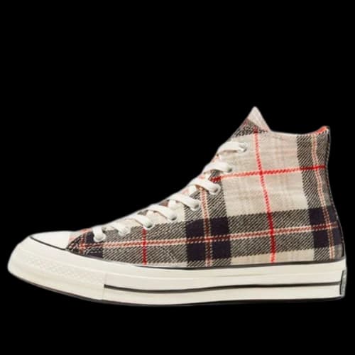 Converse Plaid Chuck 1970s 'Creamwhite Gray'