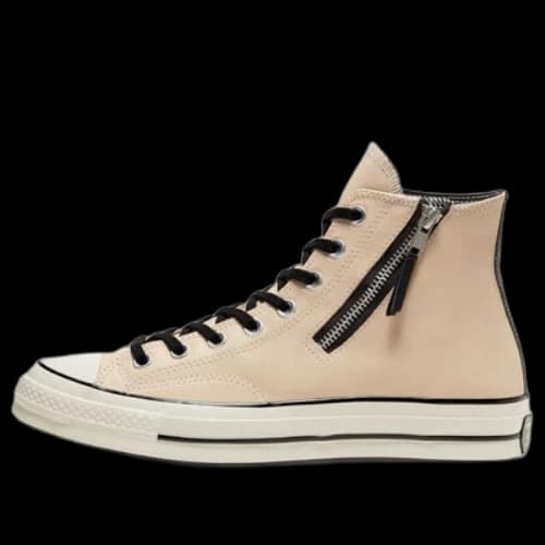 Converse Leather Side Zip Chuck 1970s