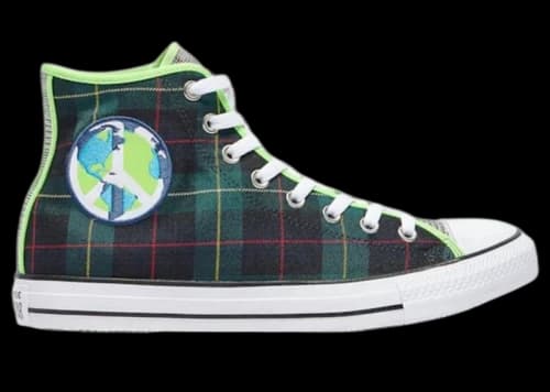 Converse Chuck Taylor All Star Hi World Peace Green Red
