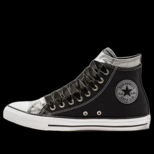Converse Double Upper Chuck Taylor All Star 'Black Silver'